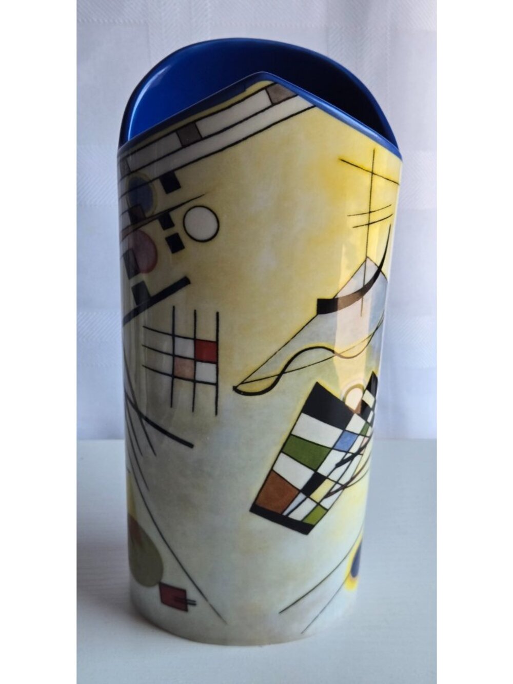 Kandinsky Modern Art Ceramic Flower Vase 9.2in High Beswick Parastone SDA25 - Picture 3 of 8